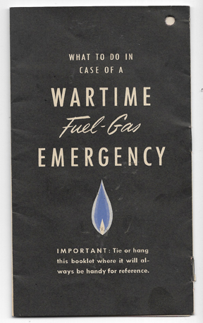 WWII What To Do In Case Of Wartime Fuel-Gas Emergency Pamphlet