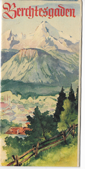 WWII - Late 1940's Berchtesgaden Souvenir Travel Booklet