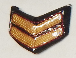 ARVN / South Vietnamese Army 1950's Corporal Snap On Early Chevron