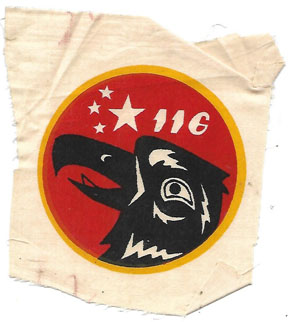 VNAF / South Vietnamese Air Force 116th Observation Squadron Patch