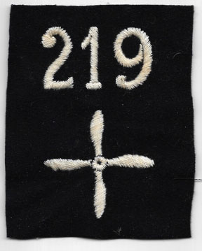 WWI 219th Aero Squadron Enlisted Patch