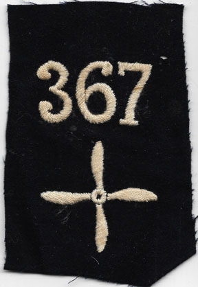 WWI 367th Aero Squadron Enlisted Patch
