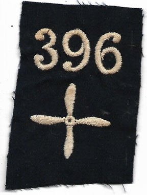 WWI 396th Aero Squadron Enlisted Patch