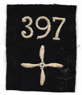 WWI 397th Aero Squadron Enlisted Patch