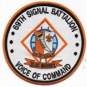Operation Iraqi Freedom 69th Signal Battalion Theatre Made Patch