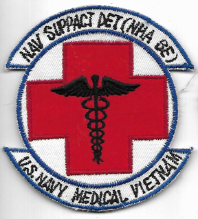 Vietnam US Navy Naval Support Activities Nha Be Medical Unit Patch