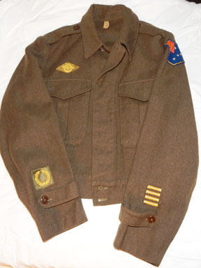 WWII 5217th Recon Battalion ( Provisional) Australian Made Ike Jacket