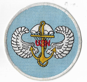 Vietnam Era US Navy Airborne Riggers Squadron Patch