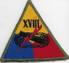 18th / XVIII Armored Corps Patch