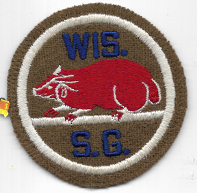 WWII  Wisconsin State Guard Patch