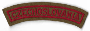 WWII Czechoslovakia Nationality Title / Patch