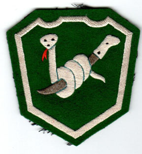 WWII 158th RCT Medical Theatre Made Patch