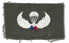 Vietnam ROC / Taiwan Army Basic Jump Wing Patch