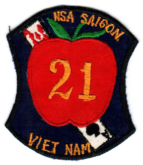 Vietnam US Navy Naval Support Activities Saigon APL-21 Patch