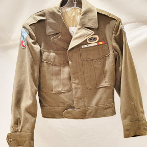 1940's-1950's 11th Airborne Ike Jacket customized during the Occupation of Japan
