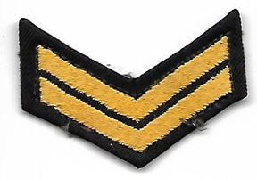 WWII Imperial Japanese Navy Good Conduct Chevron Patch