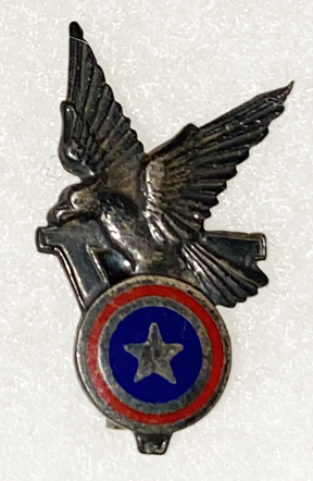 WWII V For Victory Son In Service Patriotic / Sweetheart Pin