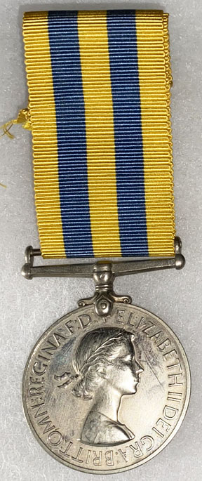 British Korea Service Medal Marked SPECIMEN On Rim