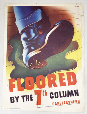 WWII Floored By The 7th Column Carelessness Mini Poster