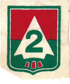 ARVN / South Vietnamese Army 2nd Division Patch
