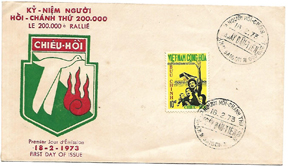 Vietnamese Chieu-Hoi Rally 1973 First Day Cover