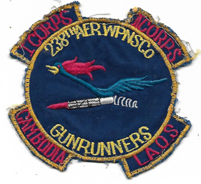 Vietnam 238th Aero Weapons Company GUNRUNNERS Pocket Patch