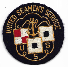 WWII United Seamen's Service Patch