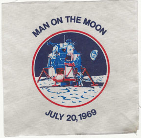 1969 Apollo 11 Man On The Moon Mission Beta Cloth Patch