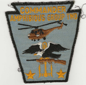 1950's-60's US Navy Commander Amphibious Group Two Patch