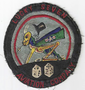 Korean War Army 7th Aviation Company Large Size Squadron / Pocket Patch