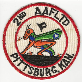 WWII 2nd AAF Liaison Training Detachment Pittsburgh Kansas Patch