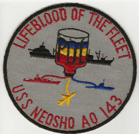 1950's-60's US Navy AO-143 USS Neosho Ships Patch