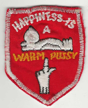 Vietnam Snoopy Happiness Is A Warm... Novelty Patch
