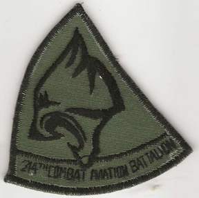 Vietnam 214tn Combat Aviation Battalion Pocket Patch