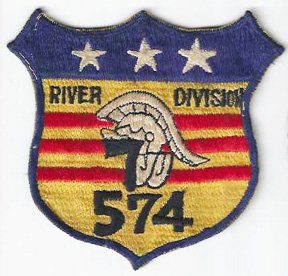 Vietnam US Navy River Division 574 Japanese Made Patch