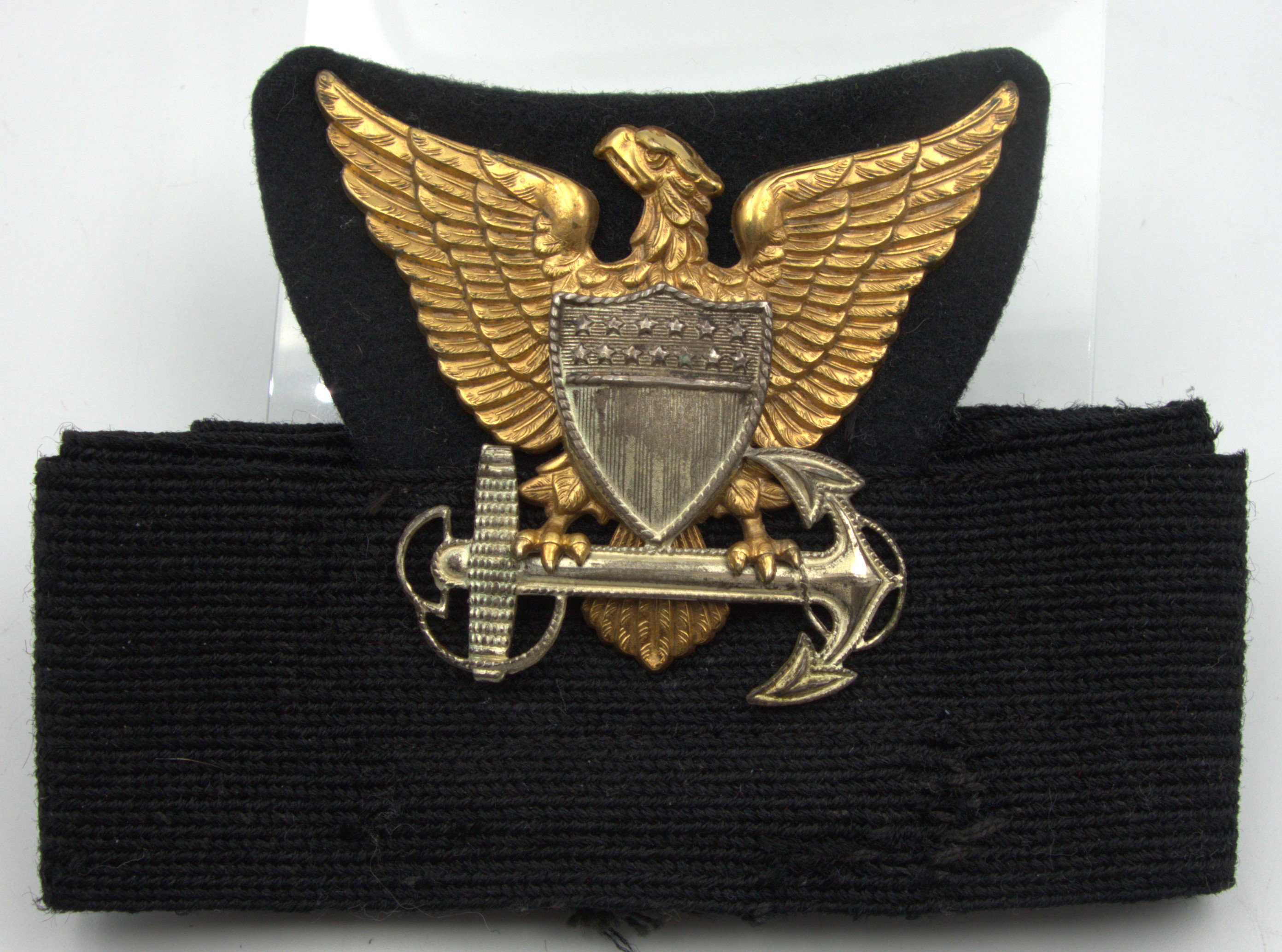 Tonelli Visor Cap & Insignia Collection B3, WWII USCG Officer's Cap