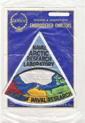 1960's New Old Stock Naval Arctic Research Laboratory Gemsco Squadron Patch
