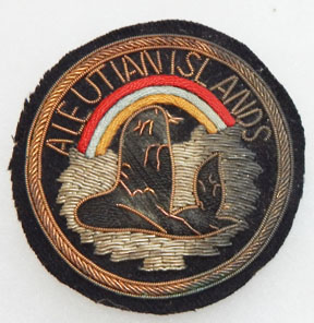 WWII - Occupation Period Aleutian Islands Command Bullion Patch