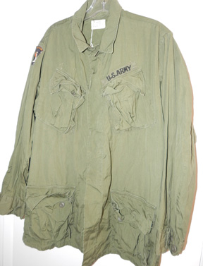Vietnam 101st Airborne Division Poplin Jungle Shirt