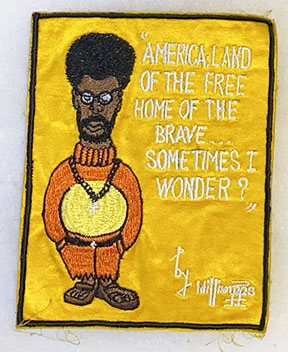 Vietnam Thai Made Black Power Land Of The Free Patch