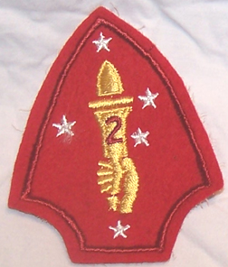US WWII Era ( 1941-1948) :: Cloth Insignia - US Marine Corps :: 2nd ...