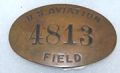 1920's US Aviation Field Brass ID Badge