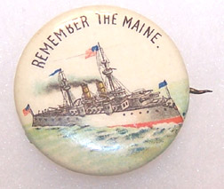 Remember The Maine Pinback Button