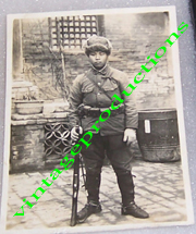 WWII Japanese China Incident Cavalry Soldier Photo