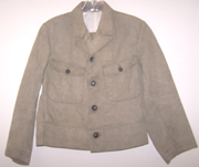 Late WWII Imperial Japanese Naval "Ike" Type Work jacket.