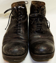 WWII Or Earlier Japanese Naval Landing Force Low Quarter Boots