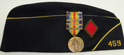 5th Division Veterans Hat & Three Bar Victory Medal