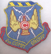 2nd Communications Group Theatre Made Squadron Patch