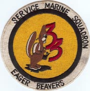 33rd Marine Service Squadron Patch