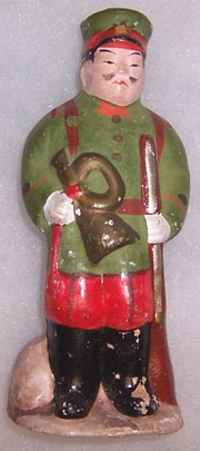 Meiji Era Japanese Army Ceramic Statue